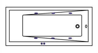Гидромассажная ванна Whitecross Wave 0101.150070.100.SOFT.CR 150x70см Soft хром